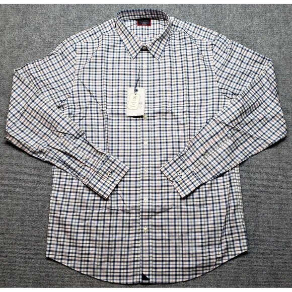 UNTUCKit Seyval WF Shirt Mens LT Multicolor Check Long Sleeve Button Up New - Picture 1 of 13
